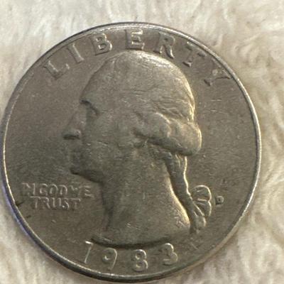 1983 D U S quarter