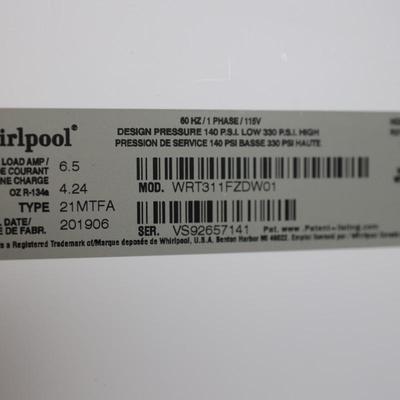 Whirlpool Top Freezer Refrigerator