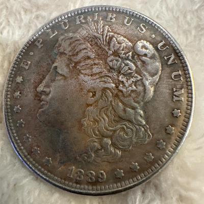 1889 Morgan S 1$ U S coin