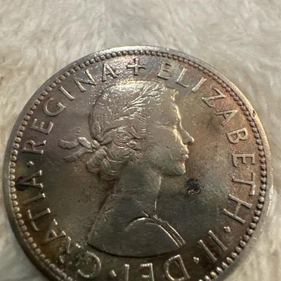 1956 QEII Queen Elizabeth Half Crown