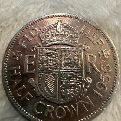 1956 QEII Queen Elizabeth Half Crown