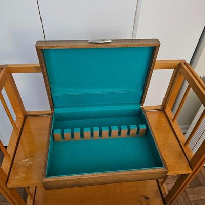 Vintage MCM Flatware Box