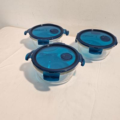 Assorted Glass & Plastic Kitchen Storage Containers (G-JS)