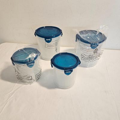 Assorted Glass & Plastic Kitchen Storage Containers (G-JS)
