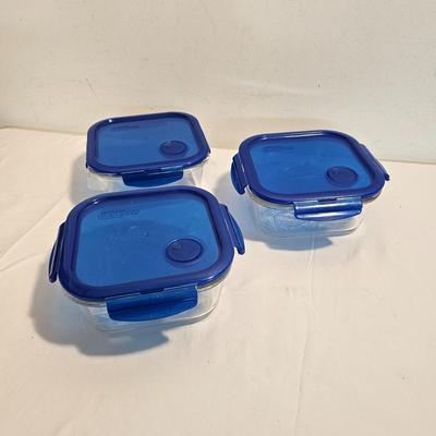 Assorted Glass & Plastic Kitchen Storage Containers (G-JS)