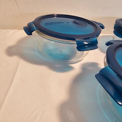 Assorted Glass & Plastic Kitchen Storage Containers (G-JS)