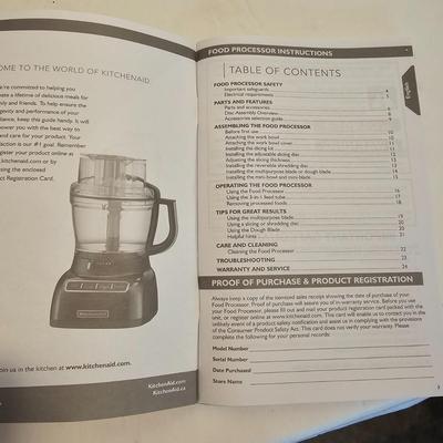 Kitchen Aid Food Processor & More (G-JS)