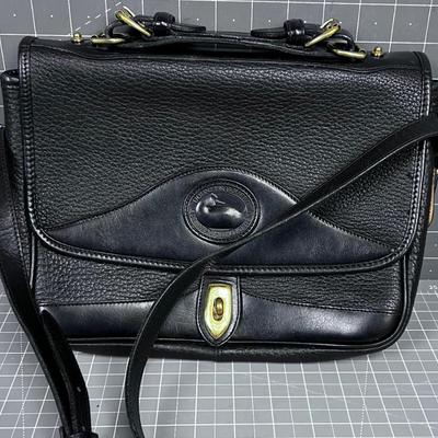 Dooney & Bourke Black Purse with 2 Handles