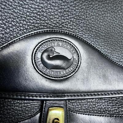 Dooney & Bourke Black Purse with 2 Handles