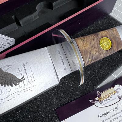 American Mint Majesty in Flight Commemorative Knife in Presentation Case