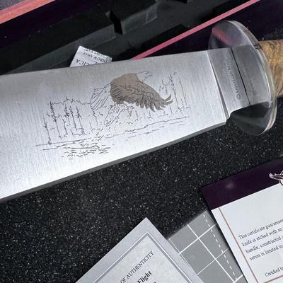 American Mint Majesty in Flight Commemorative Knife in Presentation Case