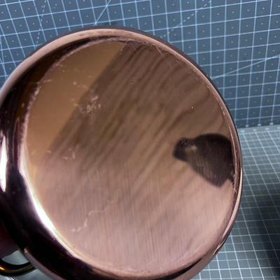Copper Double Boiler Fondue Pot 