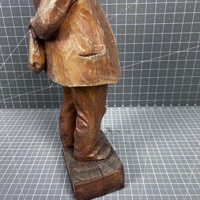 Wood Sculpture Man 