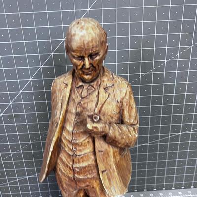 Wood Sculpture Man 