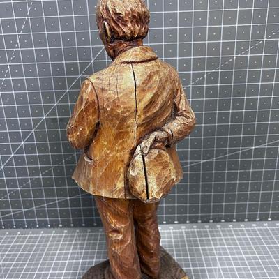Wood Sculpture Man 