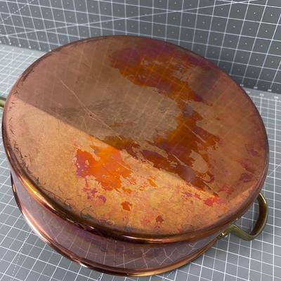 13" Copper Skillet 