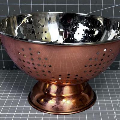 Copper Colander 