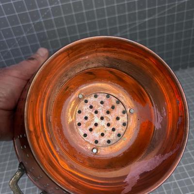 Copper Colander 