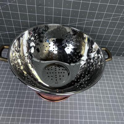 Copper Colander 