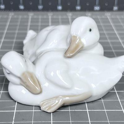 Nao LLADRO a duo of Ducklings 