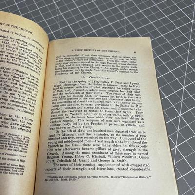 A Brief History of the Church of Jesus Christ of Latter Day Saints, BOOKLET Dated 1920 