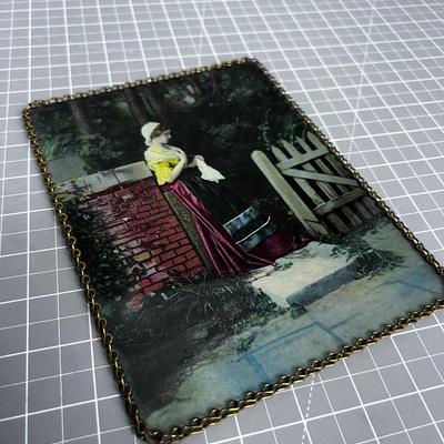 Antique Print Under Glass 