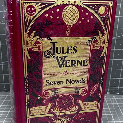 Jules Verne Seven NOVELS Collection, NEW LEATHER BOUNDS Sealed 