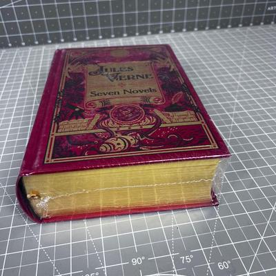 Jules Verne Seven NOVELS Collection, NEW LEATHER BOUNDS Sealed 