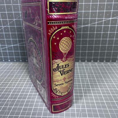 Jules Verne Seven NOVELS Collection, NEW LEATHER BOUNDS Sealed 