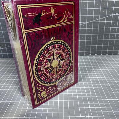 Jules Verne Seven NOVELS Collection, NEW LEATHER BOUNDS Sealed 