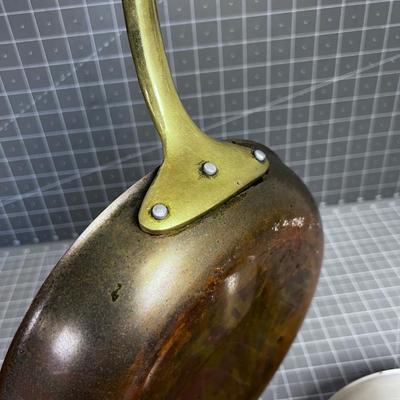 2 Copper Skillets 