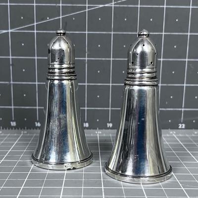 Sterling Silver Salt & Pepper Shakers 