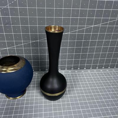 2 Brass Vases, VINTAGE Pier One