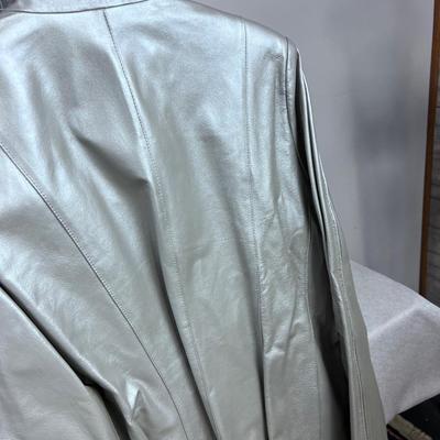 Bradley Bayou SILVER Leather Sports Coat