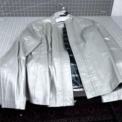 Bradley Bayou SILVER Leather Sports Coat