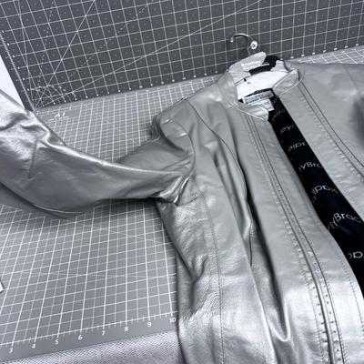 Bradley Bayou SILVER Leather Sports Coat