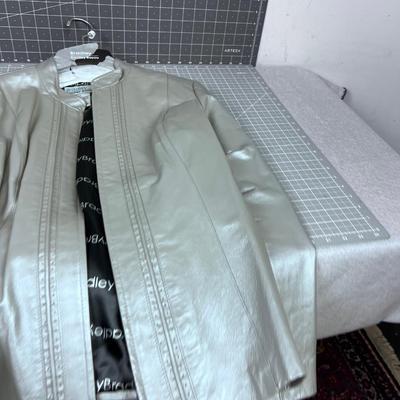 Bradley Bayou SILVER Leather Sports Coat