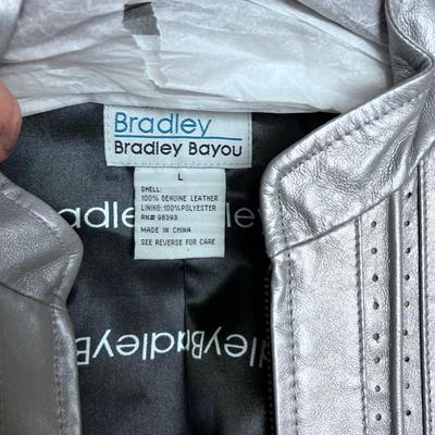 Bradley Bayou SILVER Leather Sports Coat