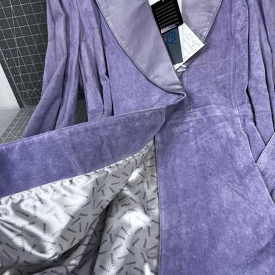 Bradley Bayou Lavender Sued Coat