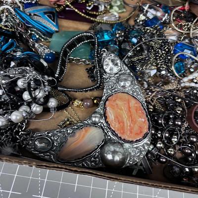Tray of Costume Jewelry 