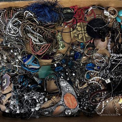 Tray of Costume Jewelry 