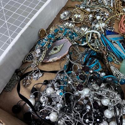 Tray of Costume Jewelry 