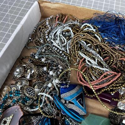 Tray of Costume Jewelry 
