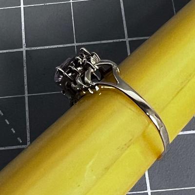 14K Gold CZ with Rubies