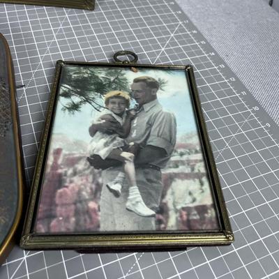 Vintage Colorized Photographs In Frames (6) WOW!!! 