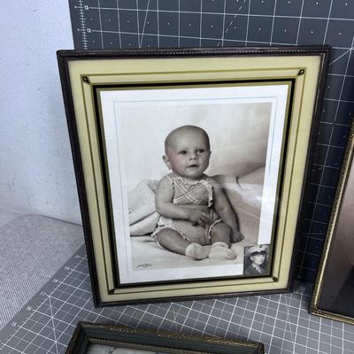 Vintage Colorized Photographs In Frames (6) WOW!!! 