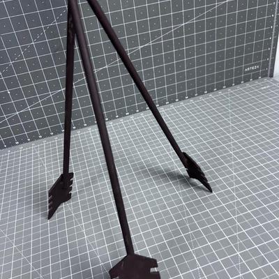 Wrought Iron Plant Stand - Arrows