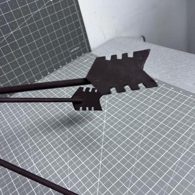 Wrought Iron Plant Stand - Arrows