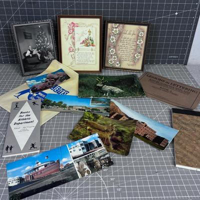 VINTAGE: Paper, Photos, Post Cards 