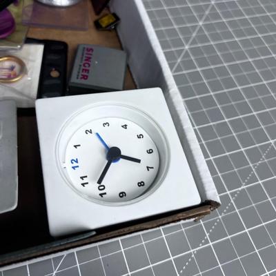Drawer Clean Out; Thank You for NOT SMOKING, Tape Measure, Clock Etc.